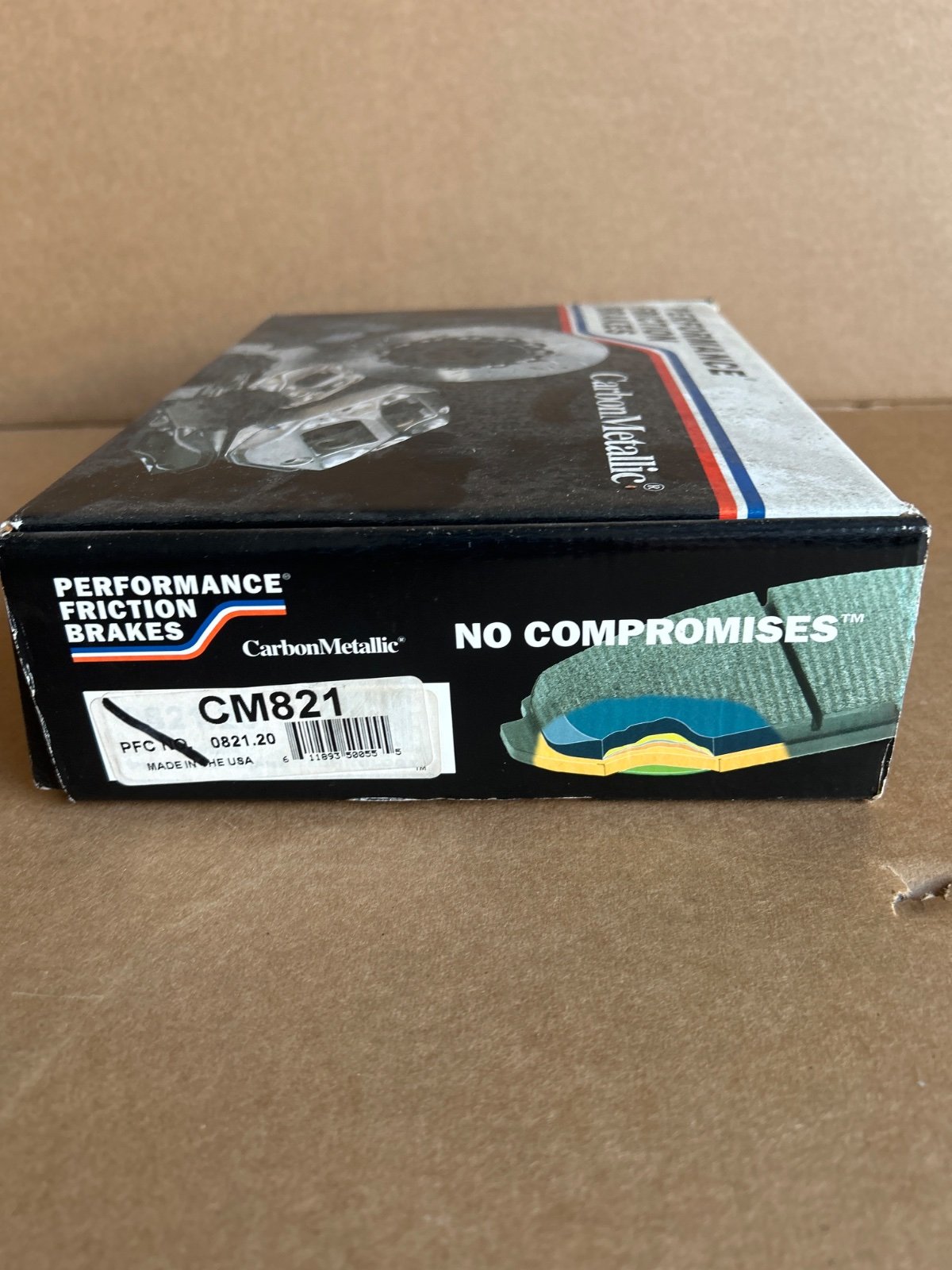 Performance Friction Bremsklötze V Asbestfrei Carbon CM821 – Dodge Ram 2500/3500 2000–2002