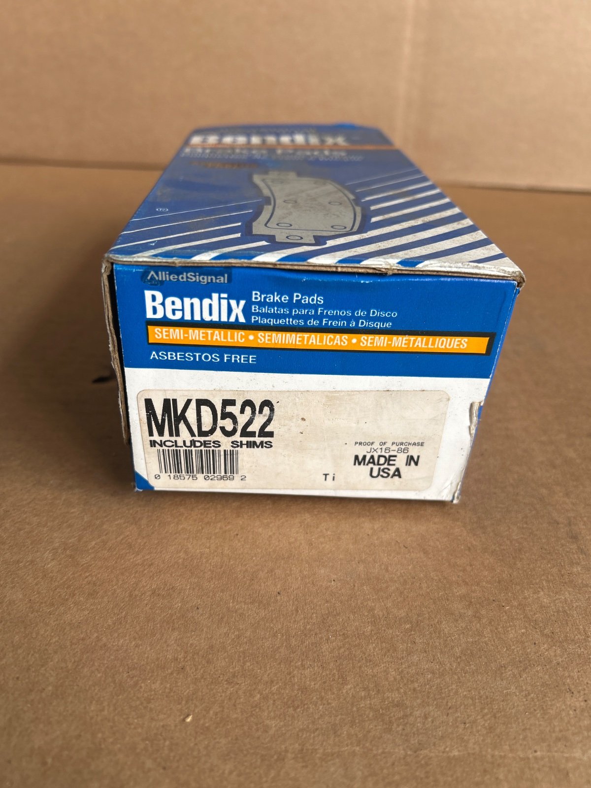 Bendix Bremsklötze V Asbestfrei MKD522 – Chrysler Daytona/LeBaron/Phantom…, Dodge… 1990–1995