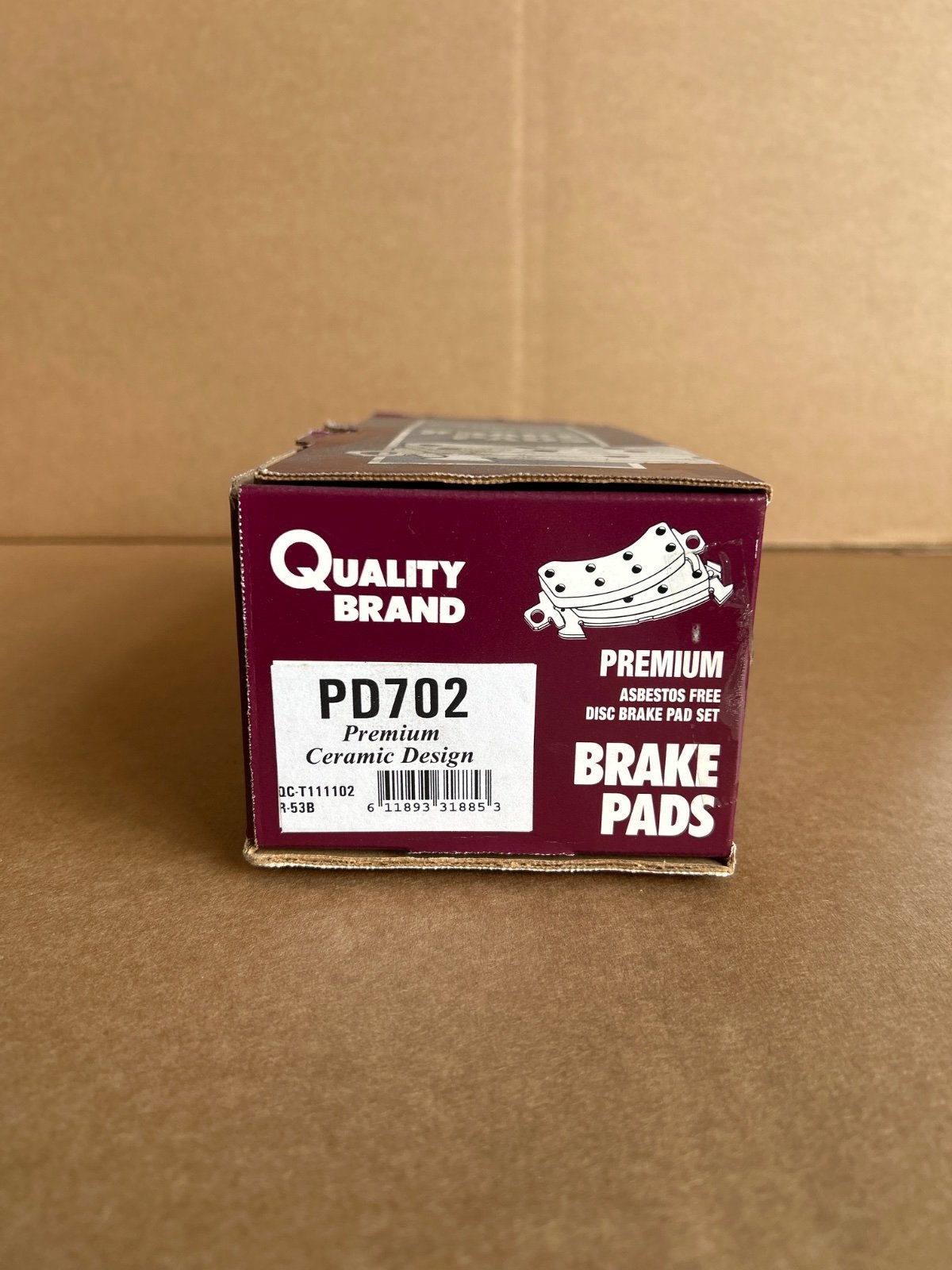 Quality Brand Bremsklötze V Asbestfrei PD702 – Ford Expedition/F-150/F-150 Heritage…, Lincoln Navigator 1997–2004