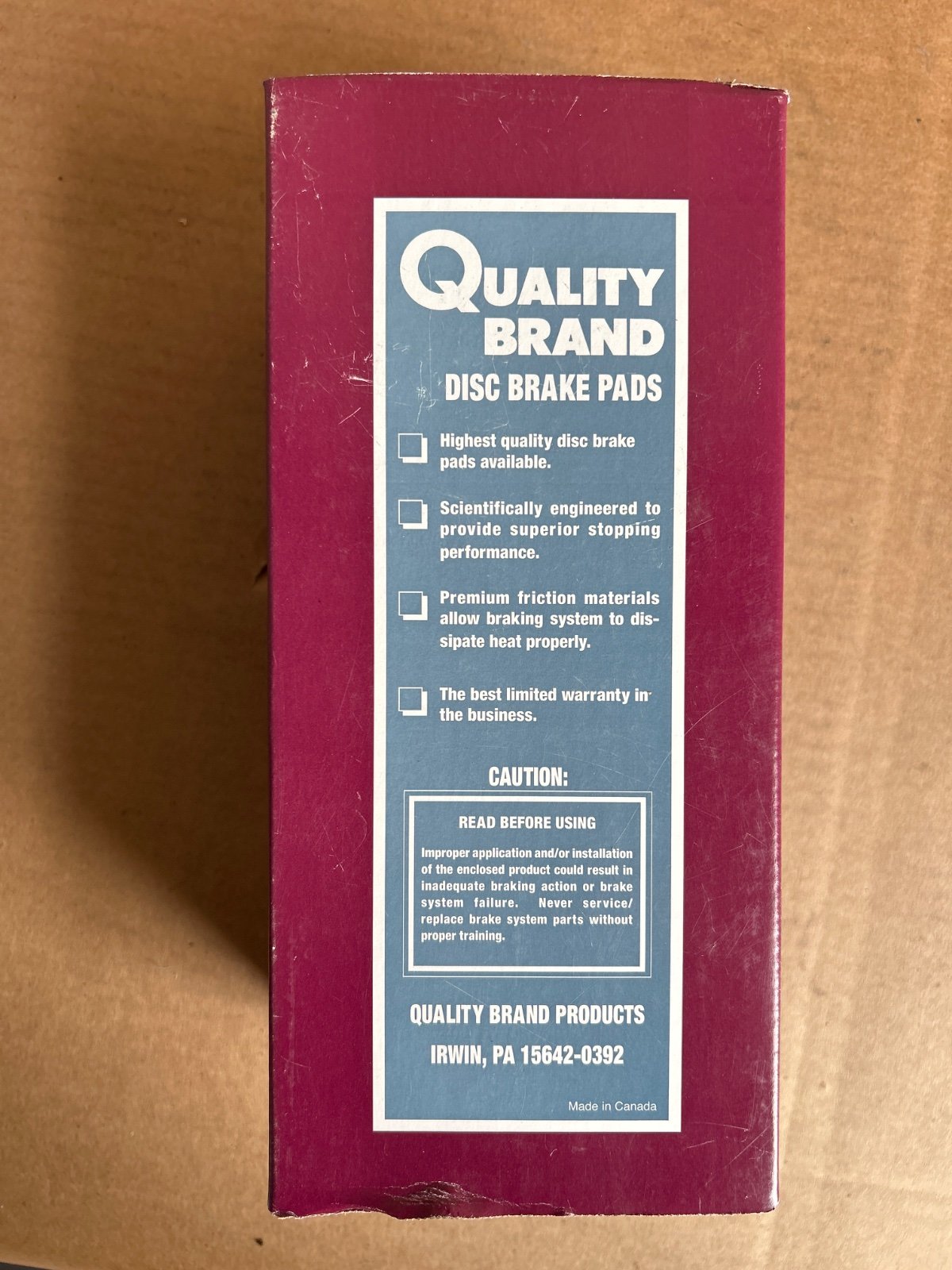 Quality Brand Bremsbeläge PD600 – Ford Mustang/Thunderbird, Mercury Cougar 1993–1998