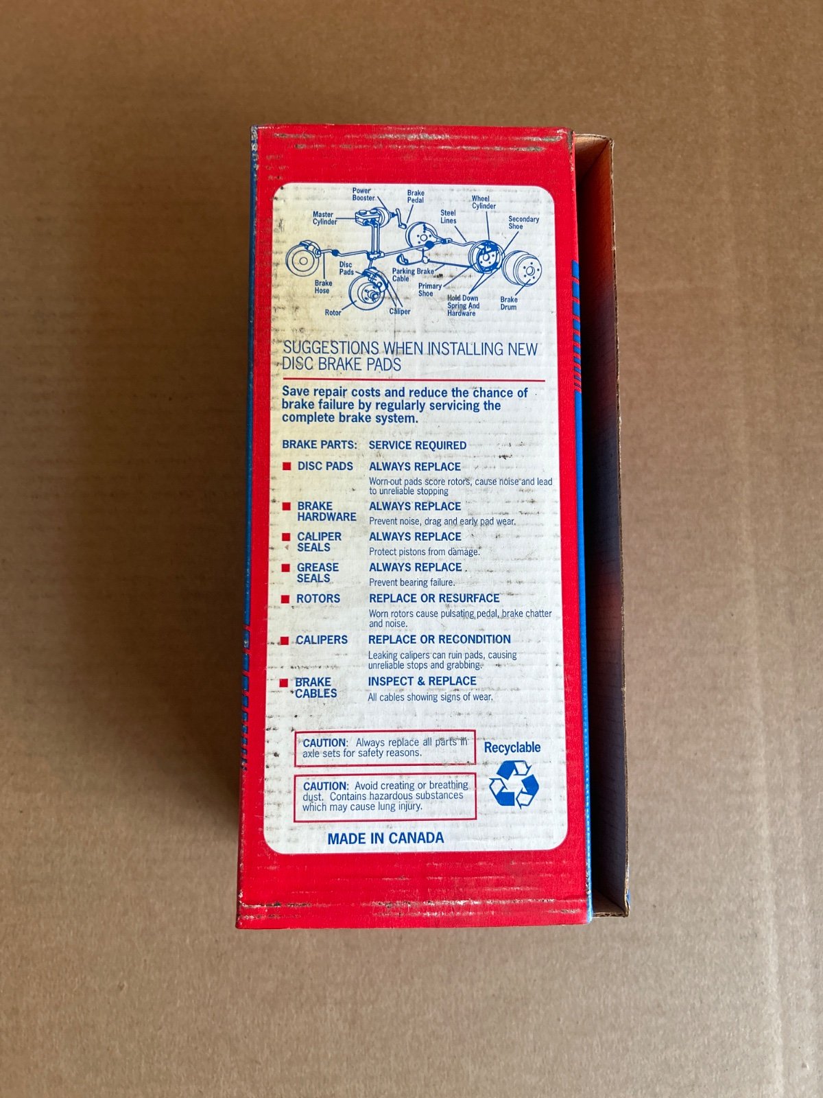 Toughline Bremsbeläge vorne MD269 (7019) – Dodge
