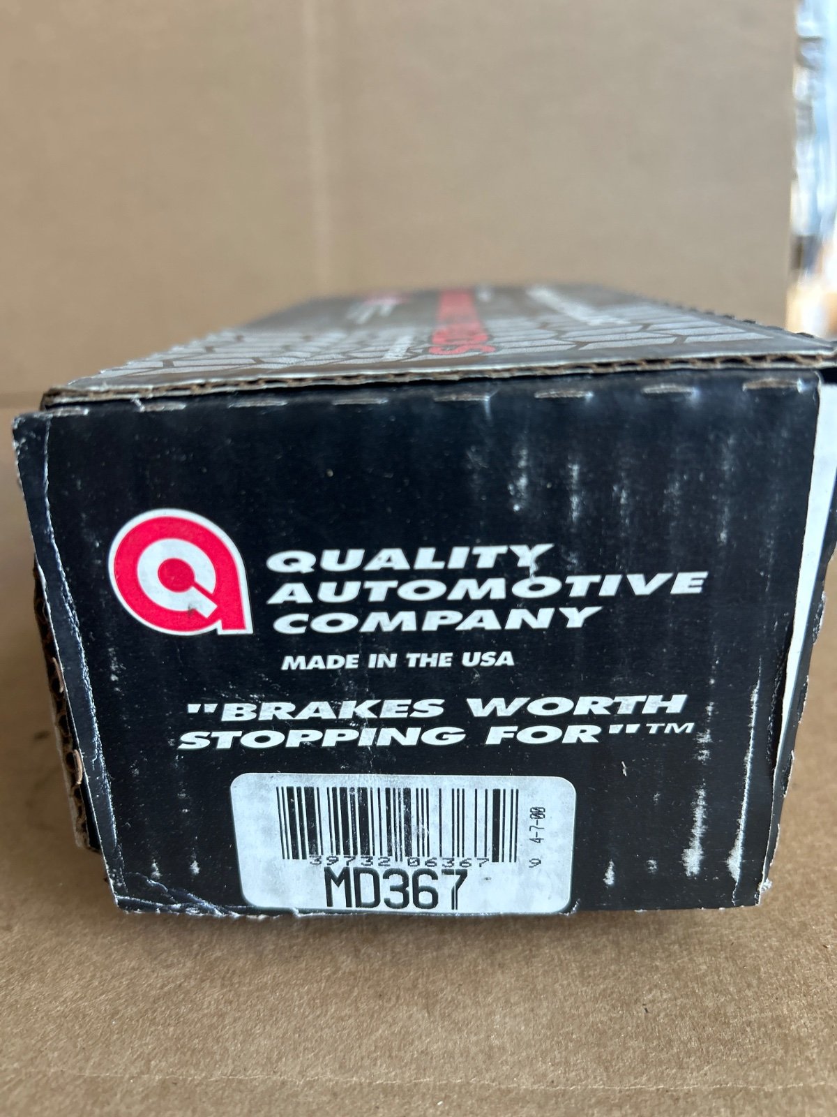 Quality Automotive Company Bremsbeläge MD367 – Dodge Grand Caravan, Plymouth Grand Voyager/Voyager 1987–1988