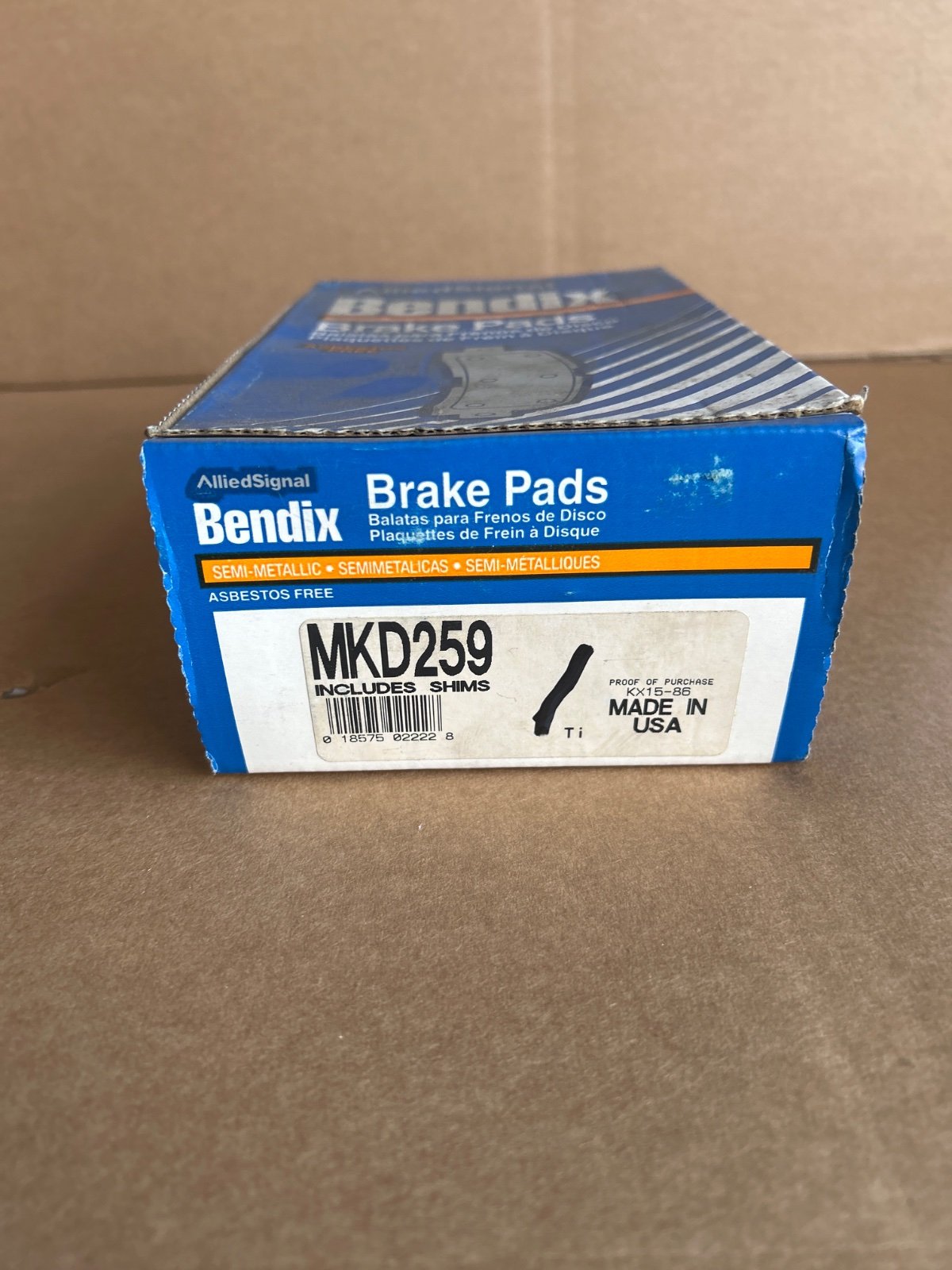 Bendix Bremsklötze V Asbestfrei MKD259 – Chrysler Town & Country, Dodge Caravan/Grand Caravan,… 1984–1990