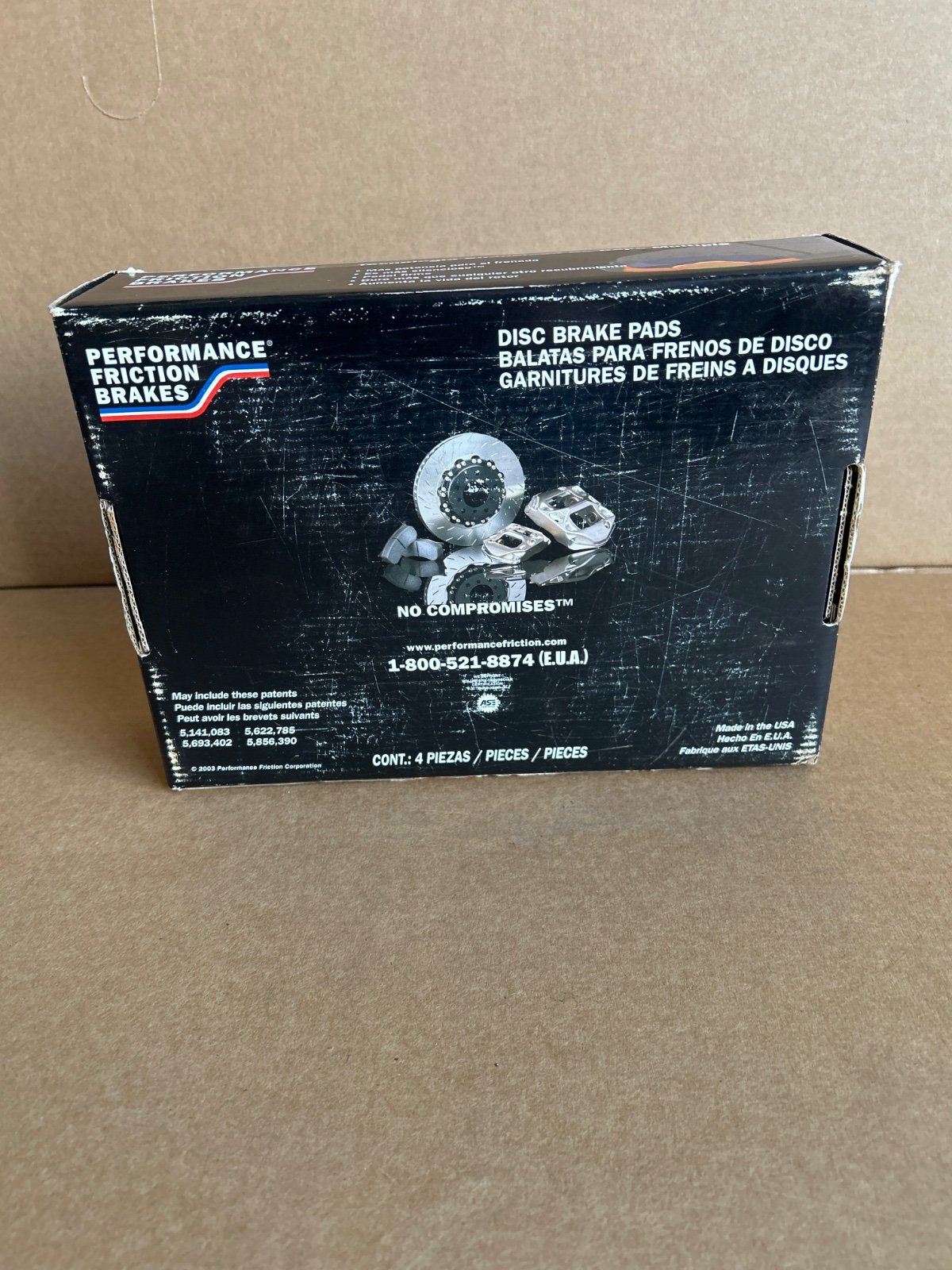 Performance Friction Bremsklötze V Asbestfrei Carbon CM821 – Dodge Ram 2500/3500 2000–2002