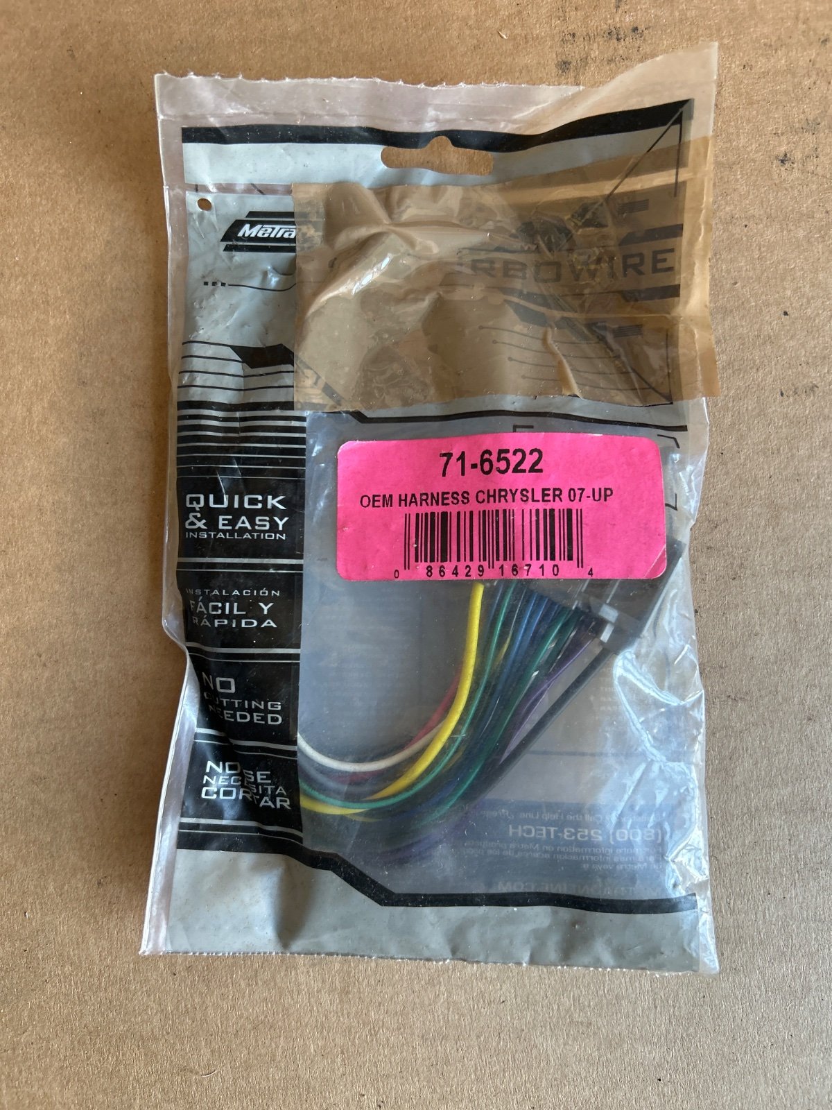 Metra Kabelsatz Radio 71-6522 – Chrysler 200/300/Aspen…, Dodge Avenger/Caliber/Challenger…,… 2007–2020