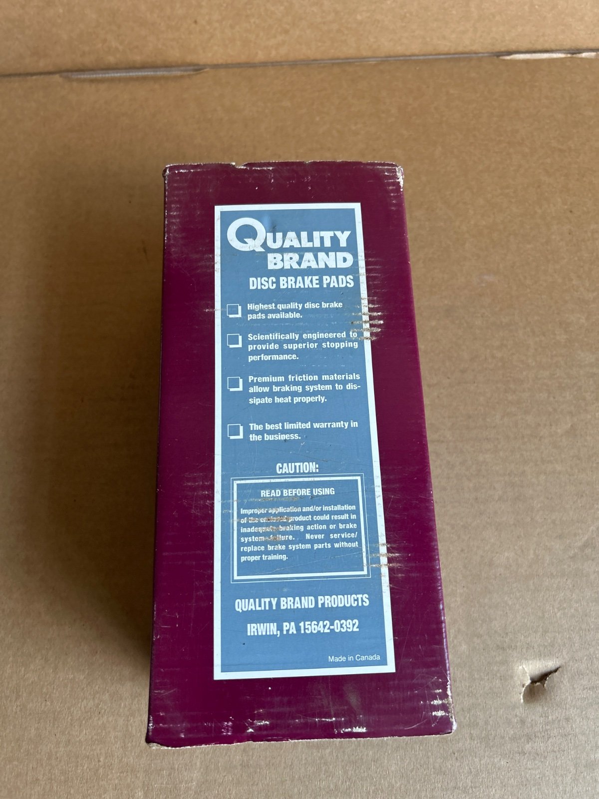 Quality Brand Bremsklötze V PD820 – Dodge Dakota/Durango 2000–2002