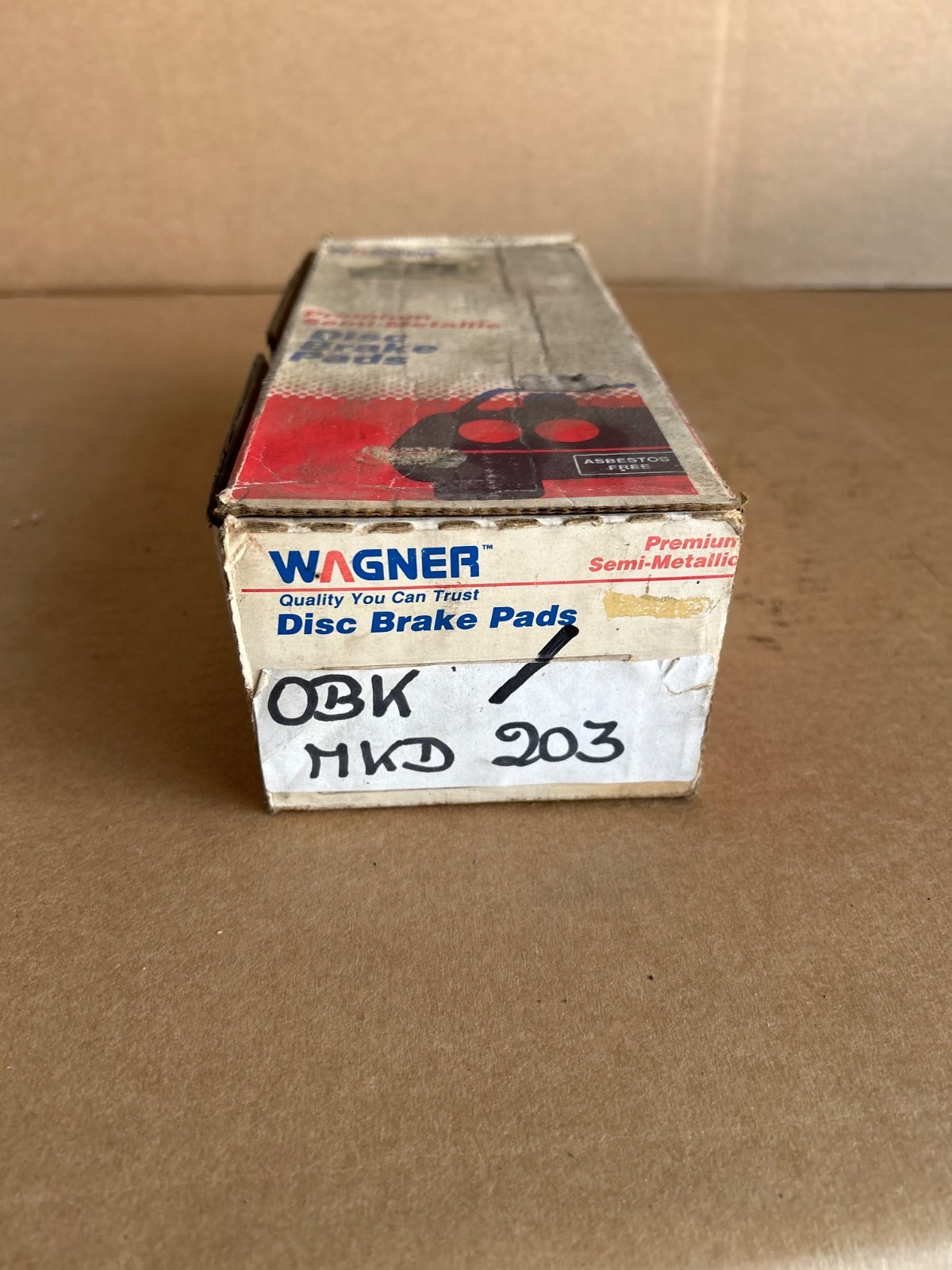 Wagner Bremsklötze V Asbestfrei MKD203 – Jeep Cherokee/CJ5/CJ7… 1980–1993